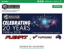 Tablet Screenshot of macleodscotland.com